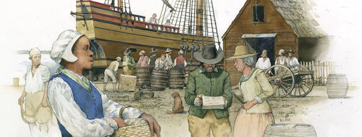 Angela at the Riverfront by Richard Schlecht (2019).