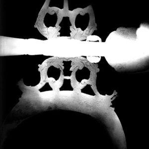 X-ray of halberd blade