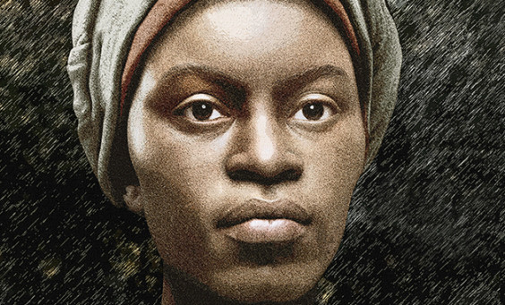 Artist's interpretation of African woman