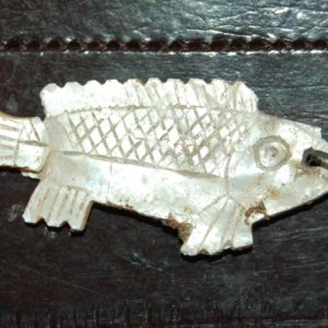 Small fish carved out of mother-of-pearl