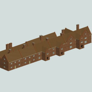 Depiction of the 1660s Statehouse complex