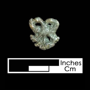 Double headed eagle leather ornament