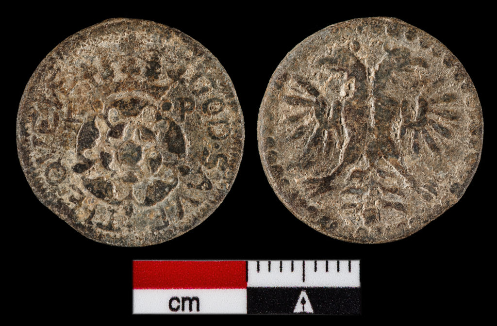 obverse and reverse of a token
