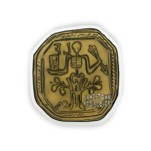 Skeleton Seal Sticker