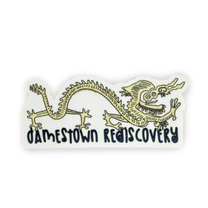 White Chinese Dragon Sticker
