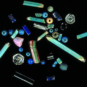 assortment of beads