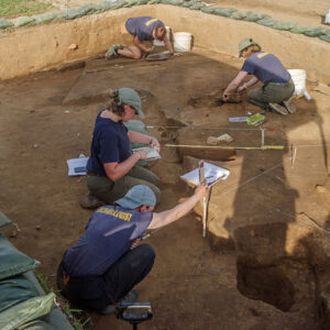 The excavations at the 1607 Burial Ground