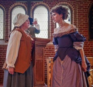 Sara Drummond and Lady Francis Berkeley in the Memorial Church