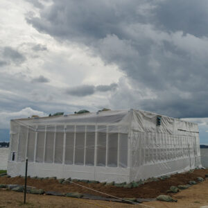 The burial structure at the 1607 Burial Ground