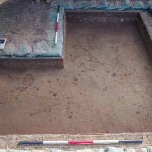 A record shot of the westmost "Pocahontas Plaza" excavations while still in modern layers