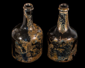 The Mount Vernon cherry bottles after conservation