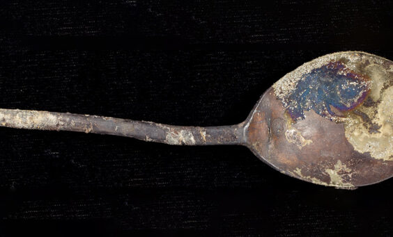 The spoon found in the Governor's Well