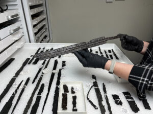 The conserved sword is now housed in Jamestown's "Dry Room" where humidity and temperature are constantly monitored to prevent corrosion outbreaks.