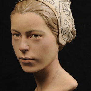facial reconstruction of a young female colonist