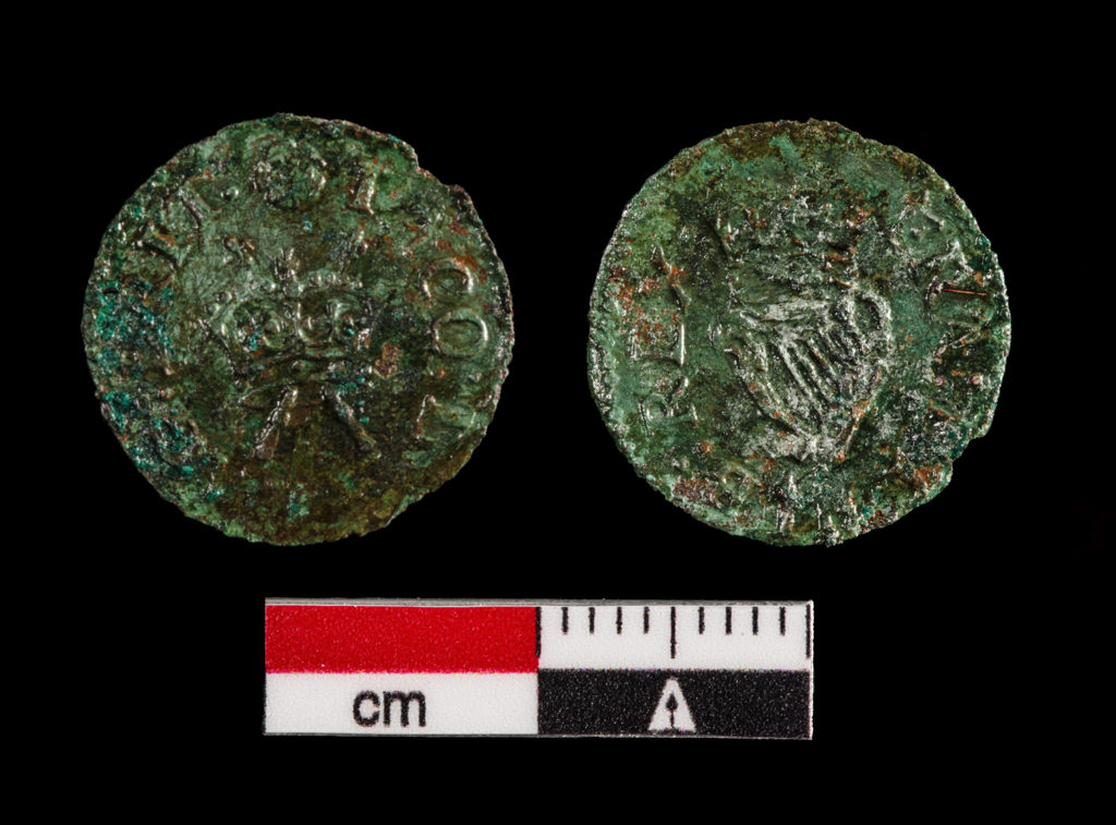 obverse and reverse of a copper alloy coin