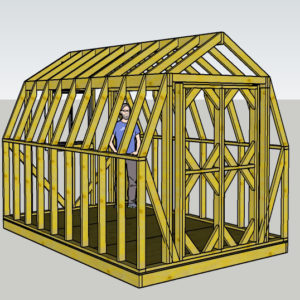 Architectural design of shed