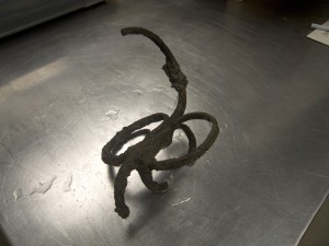 corroded rapier hilt