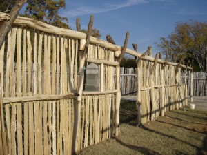 Walls of a wooden building