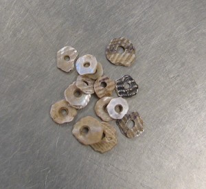 Assortment of shell beads