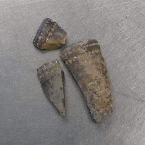 Three pipe bowl fragments