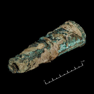 Copper alloy charger with leather