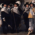 Dutch Officers with leading staffs, early 17th century
