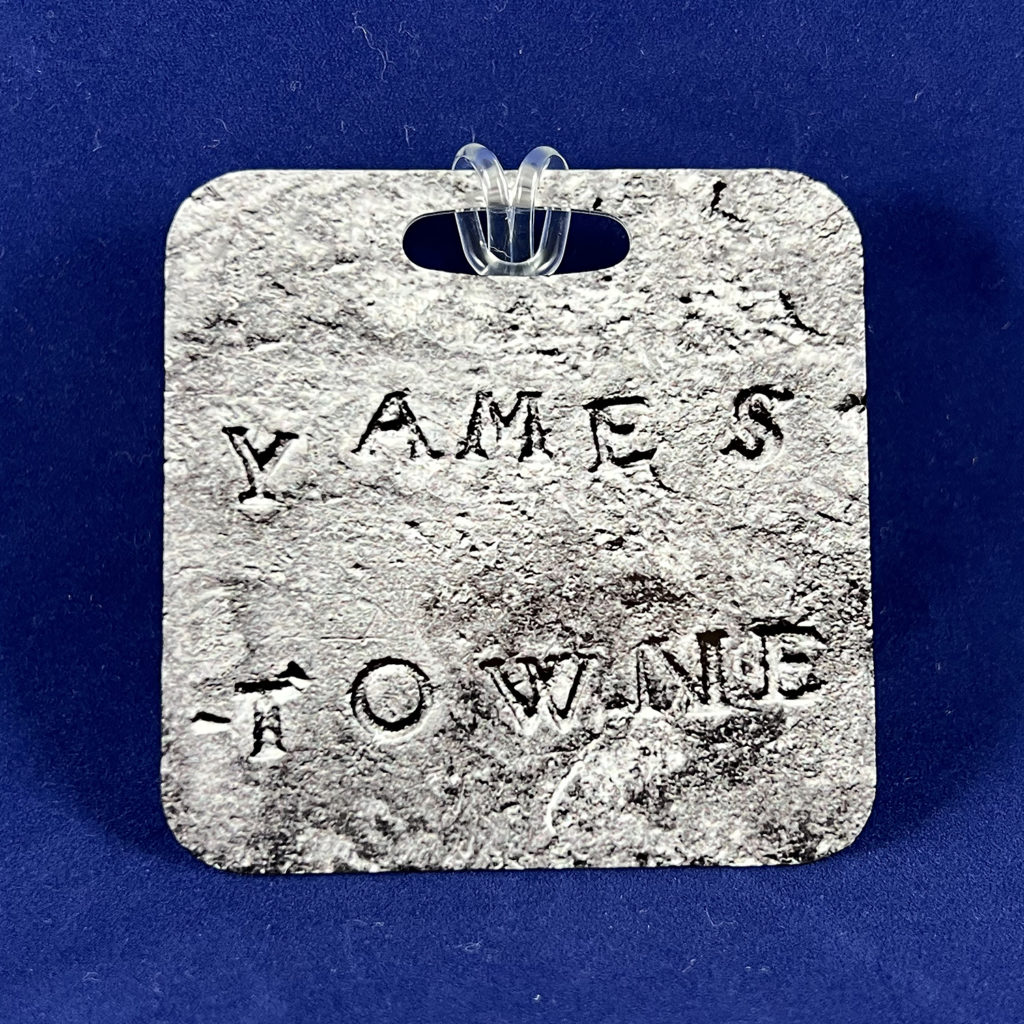 HandBlown Glass Candle Holder Historic Jamestowne