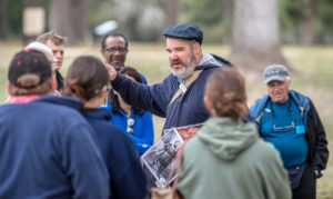 Mark Summers gives a tour at Historic Jamestowne