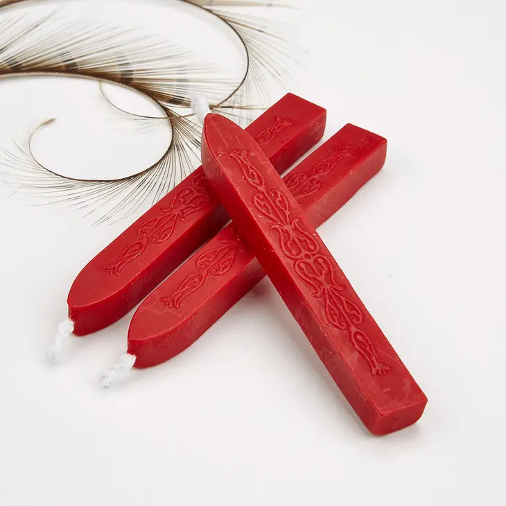 Sealing Wax Sticks- Package of Six Sticks in Red Currant — Two Hands Paperie