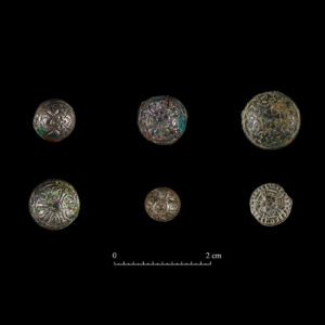 Select plated copper alloy buttons