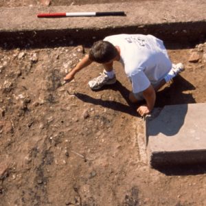 Archaeologist excavates Statehouse in 2009