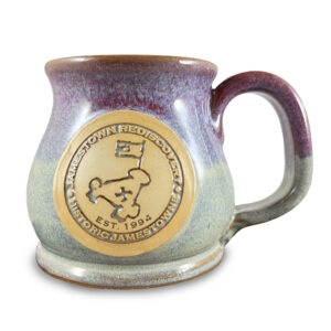 Jamestown Rediscovery Stoneware Potbelly Mug '25 - Amethyst Horizon