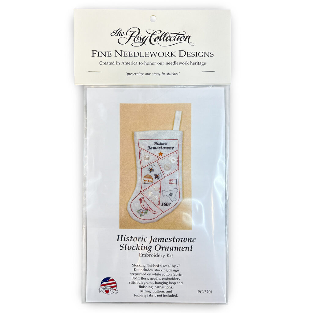 Jamestown Stocking Embroidery Kit | Historic Jamestowne