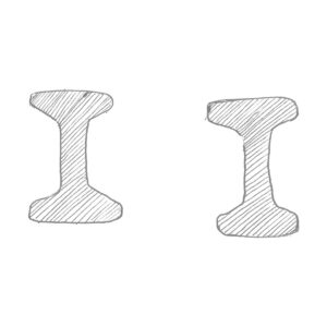 Letter “I” or numeral 1 stamped twice (1233-JR) Letter “I” or numeral 1 stamped twice (1233-JR)