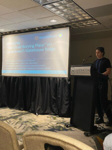 Associate Curator Emma Derry presents at the Society for American Archaeology conference.