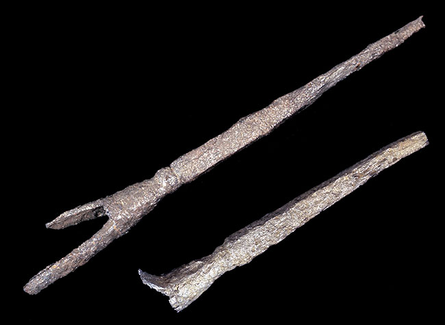 Two iron pikes